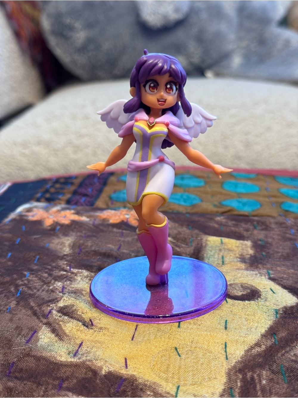 Goddess Aphmau Meemeow Purple Angel Wing Doll Figure - Kids Toys